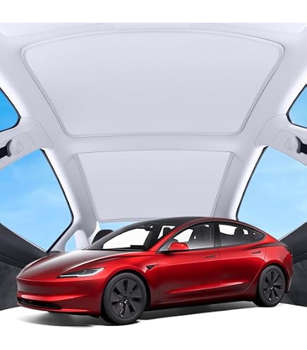 Amazon.co.jp: VION Tesla Model 3 ルーフサンシェード (2026-2024